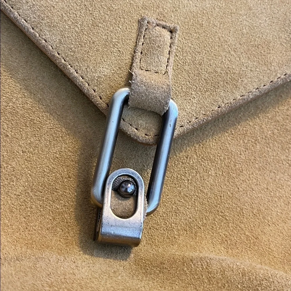 Lionel Suede 3-in-1 Bag Mustard Yellow Colored Bag. - Picture 4 of 7